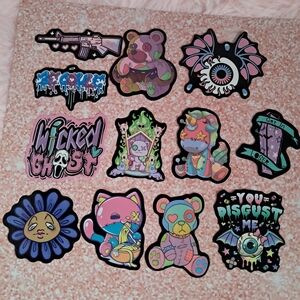 Hot Topic Spooky Sticker Collection Set Of 12